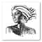 Designart - Portrait of African American Woman XII - Modern Canvas Wall Art Print
